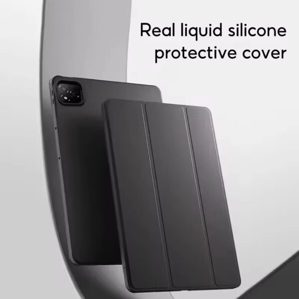 Infinix Xpad 11 Inch 2024 Soft PU Leather Trio-Fold Flip Stand Auto Wake up Cover Case - Image 5