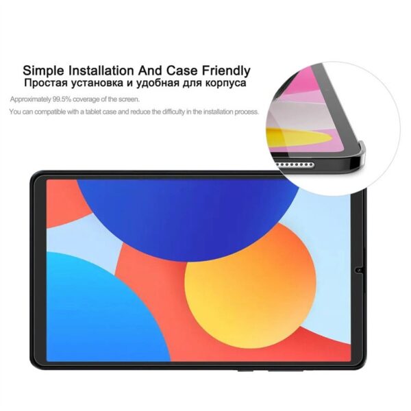 Xiaomi Redmi Pad SE 4G 8.7'' 2024 Tempered Glass Screen Guard Protector 9H 0.3mm HD Scratch Proof Protective Film - Image 3