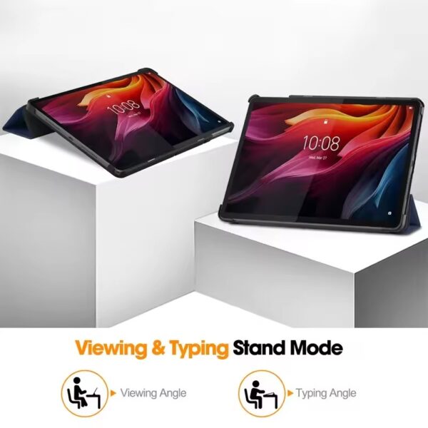 Lenovo Tab K11 Plus 2024 11.45'' Magnetic Trifold Leather Smart Case Cover - Image 6