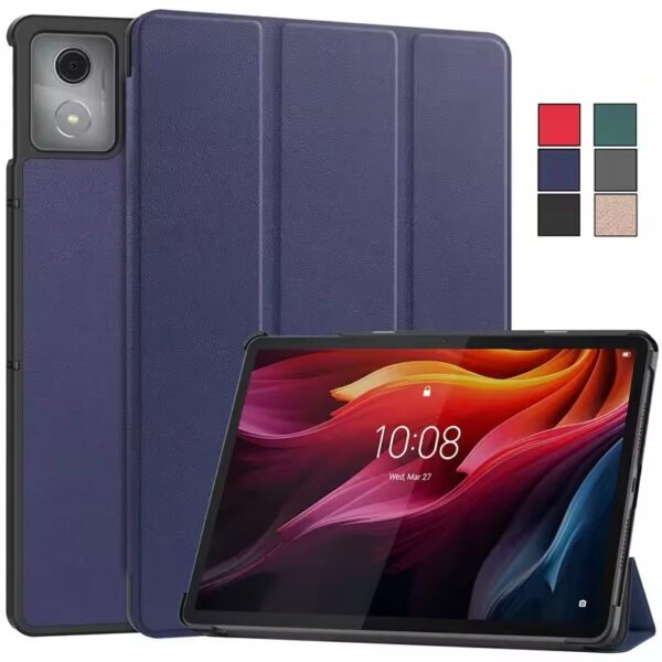 Lenovo Tab K11 Plus 2024 11.45'' Magnetic Trifold Leather Smart Case Cover - Image 2