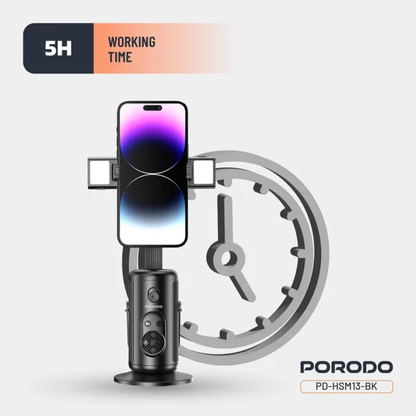Porodo Face Tracking Smart Mount - Black