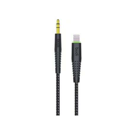 Budi 131TI Lighting to Aux Connector 1.2m Braided Cable