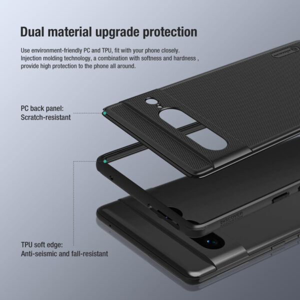 Nillkin Super Frosted Shield Pro for Google Pixel 7 Pro-Black - Image 6