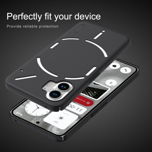 Nillkin Super Frosted Shield Pro for Nothing Phone 2-Black - Image 8
