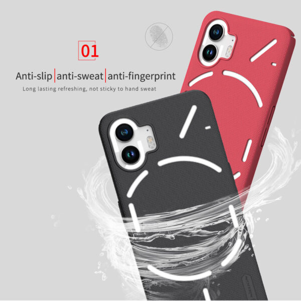 Nillkin Super Frosted Shield Pro for Nothing Phone 2-Black - Image 9