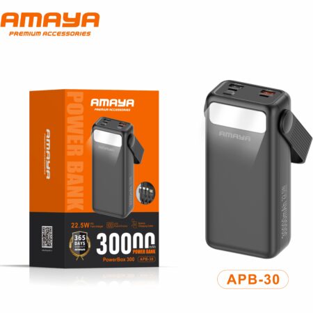 Amaya PowerBox 300 APB-30 30,000mAh 22.5w PD fast charging Power Bank