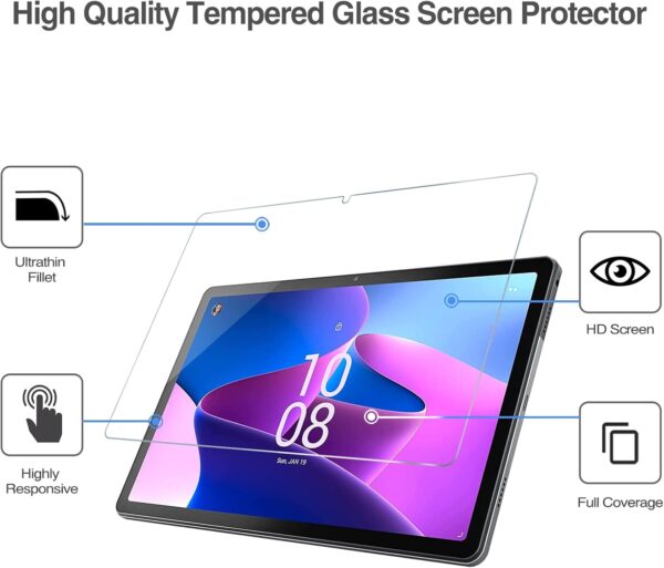Lenovo Tab M10 plus 10.6 Inch Tempered Glass Protector - Image 3