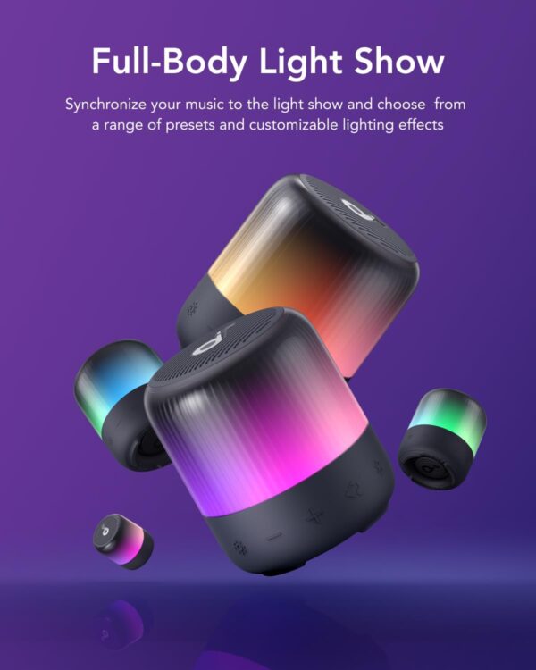 Anker Soundcore Glow Mini 360 Sound and Light Speaker - Image 3