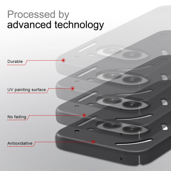 Nillkin Super Frosted Shield Pro for Nothing Phone 2A-Black - Image 8