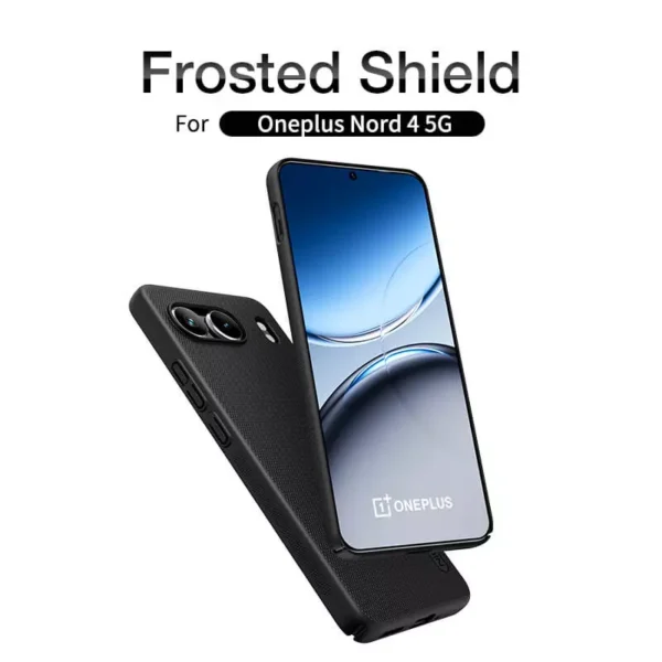 Nillkin Super Frosted Shield Pro for Oneplus Nord 4-Black - Image 6