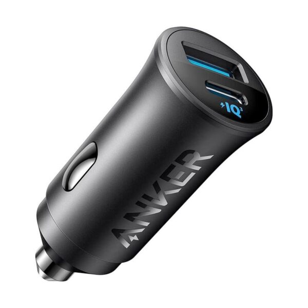 Anker 30W 2-Port USB-C and USB-A Car Charger – A2741H11 – Black