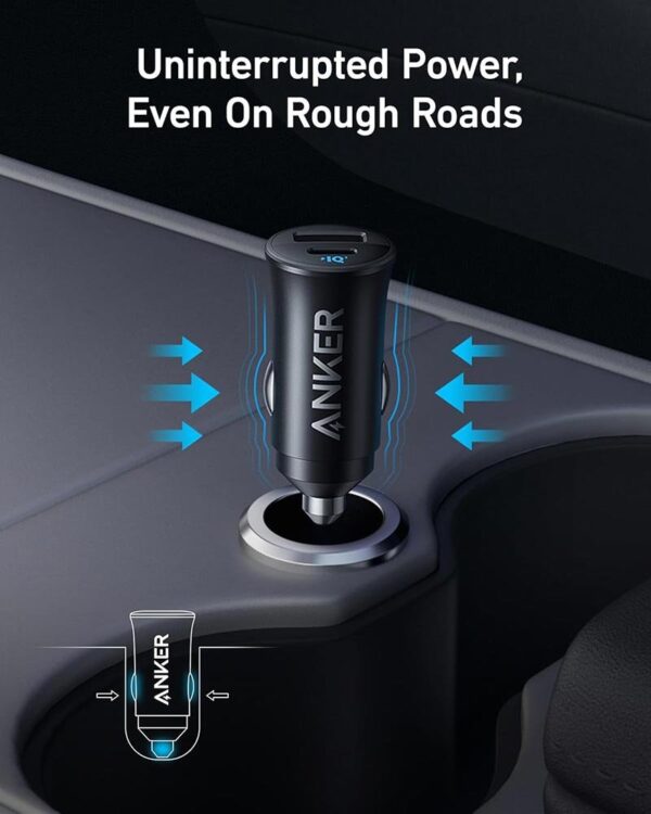 Anker 30W 2-Port USB-C and USB-A Car Charger – A2741H11 – Black - Image 7