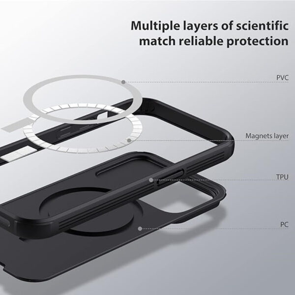 Nillkin CamShield Pro Magnetic Case for Iphone 16 Pro and 16 Pro Max - Image 4