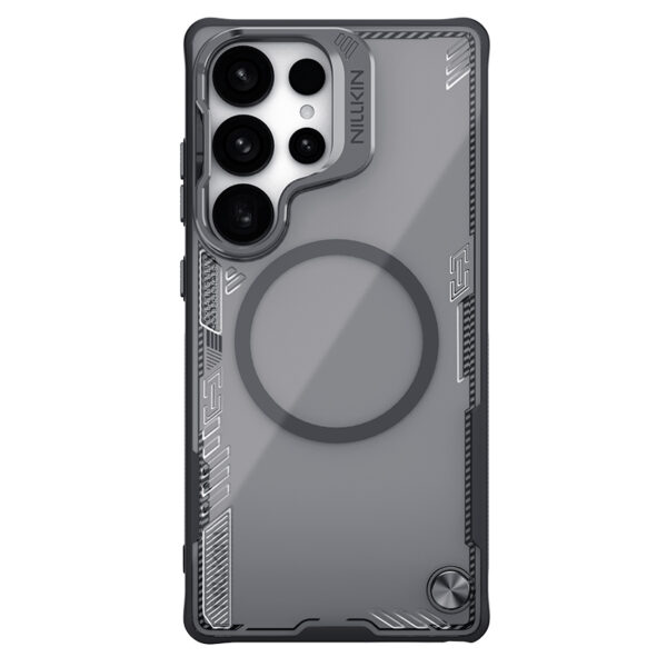 Nillkin Iceblade Prop Magnetic case With Camera Frame Kickstand Lens Protective Cover for Samsung Galaxy S25 Ultra- Black - Image 6