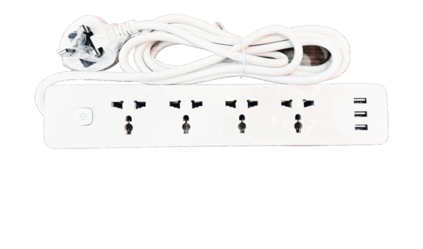 Itel ISU-6421WU 4 Way Universal Extension withUSB Charging ports 3m