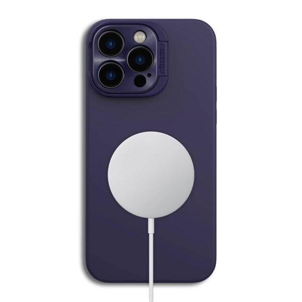 Nillkin LensWing Magnetic Silicone Case for iPhone 14 Pro Max- Black, Blue, Green, Purple