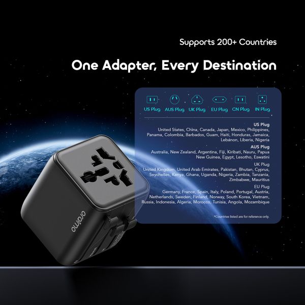 Oraimo PowerOmni 251 OCW-T01 2500W Global Universal Travel Adapter 4 Oraimo PowerOmni 251 OCW-T01 2500W Global Universal Travel Adapter - Image 4