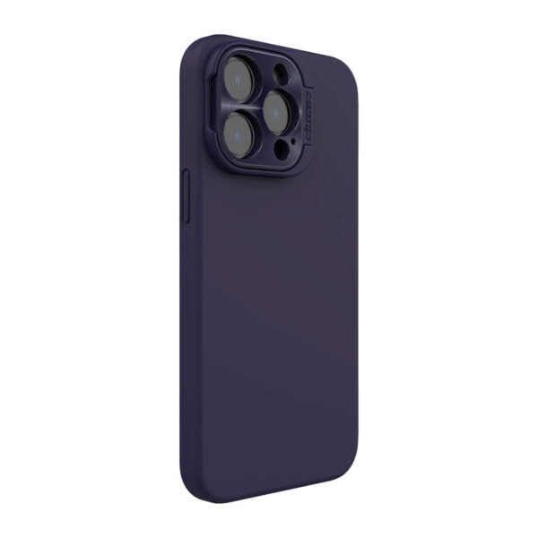 Nillkin LensWing Magnetic Silicone Case for iPhone 15 Pro- Black, Blue, Green, Purple - Image 3
