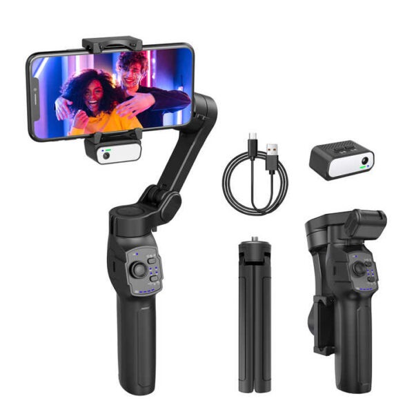 L9 Lite 3 Axis Foldable Gimbal Stabilizer with AI Tracker & Tripod stand - Image 2