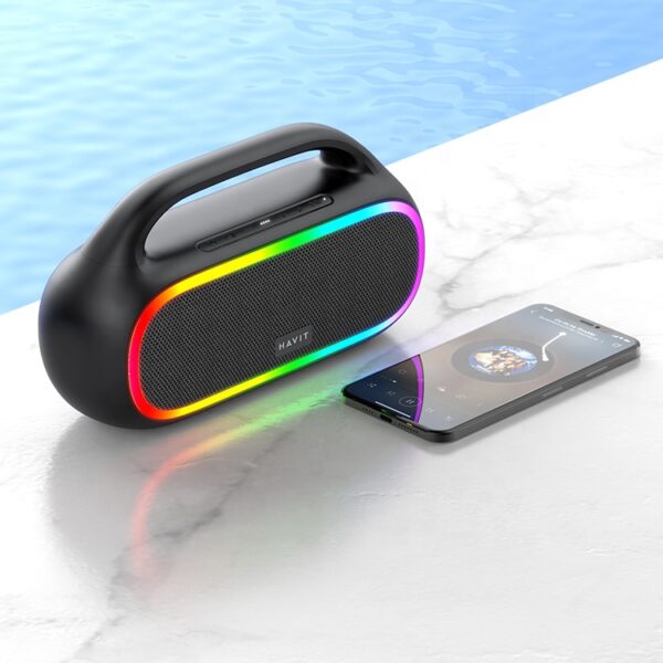 Havit SK862BT 40W Portable Outdoor Wireless Strong Bass Speaker - Image 2