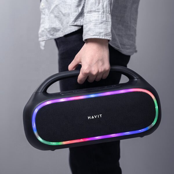 Havit SK862BT 40W Portable Outdoor Wireless Strong Bass Speaker - Image 3
