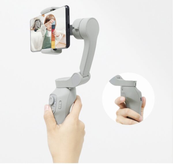 LC7Pro 3 Axis Foldable Handheld Gimbal Stabilizer with AI Tracker & Tripod stand - Image 5