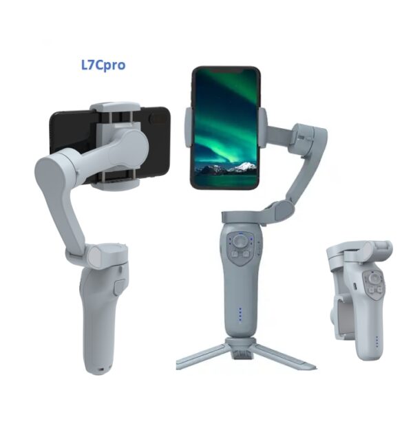 LC7Pro 3 Axis Foldable Handheld Gimbal Stabilizer with AI Tracker & Tripod stand - Image 4