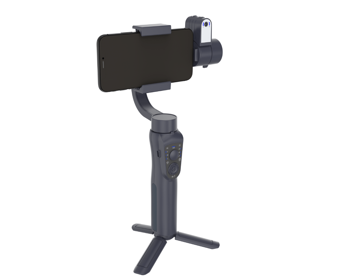 S5Pro 3 Axis Gimbal Handheld Phone Stabilizer with AI Tracker & Tripod Stand 7 S5Pro 3 Axis Gimbal Handheld Phone Stabilizer with AI Tracker & Tripod Stand - Image 7