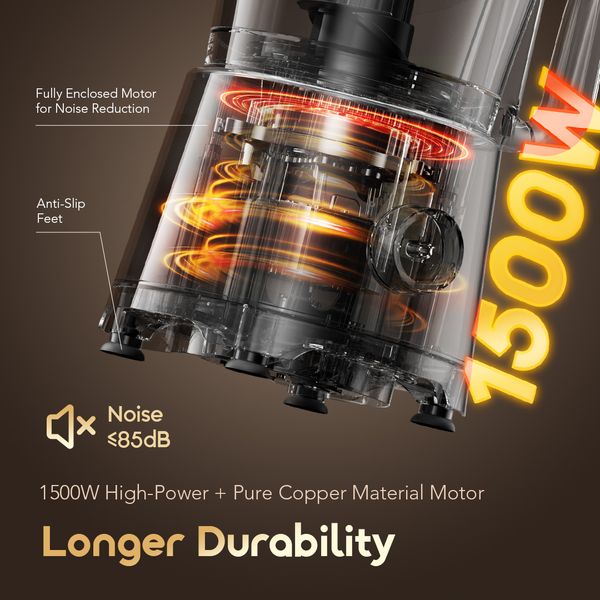 Oraimo OmniBlend OBL-581A 1500W 4-in-1 Multifunctional Blender 4 Oraimo OmniBlend OBL-581A 1500W 4-in-1 Multifunctional Blender - Image 4