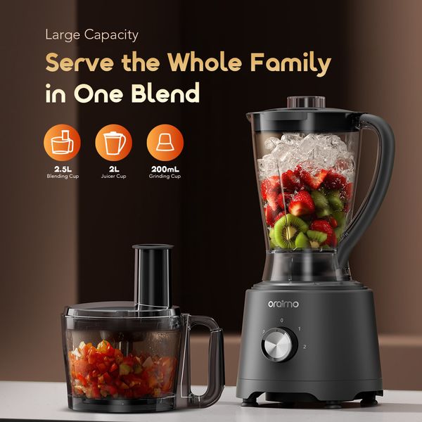 Oraimo OmniBlend OBL-581A 1500W 4-in-1 Multifunctional Blender 7 Oraimo OmniBlend OBL-581A 1500W 4-in-1 Multifunctional Blender - Image 7