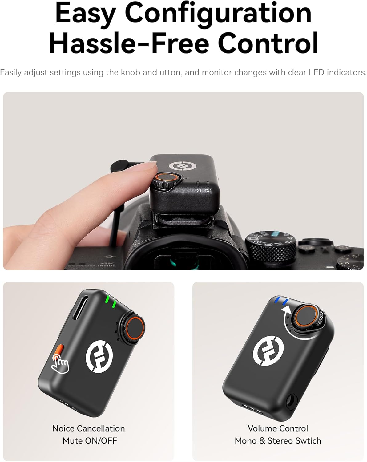 Hollyland Lark M2S Ultimate Combo (Camera RX+USB-C RX+Lightning RX) 3 Hollyland Lark M2S Ultimate Combo (Camera RX+USB-C RX+Lightning RX) - Image 3