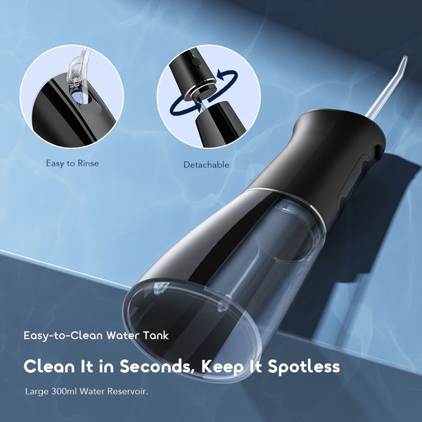 Oraimo FlossJet Pro OPC-CWF201N Comfortable Smart Flosser Tooth Brush with 5 Cleaning Modes 6 Oraimo FlossJet Pro OPC-CWF201N Comfortable Smart Flosser Tooth Brush with 5 Cleaning Modes - Image 6