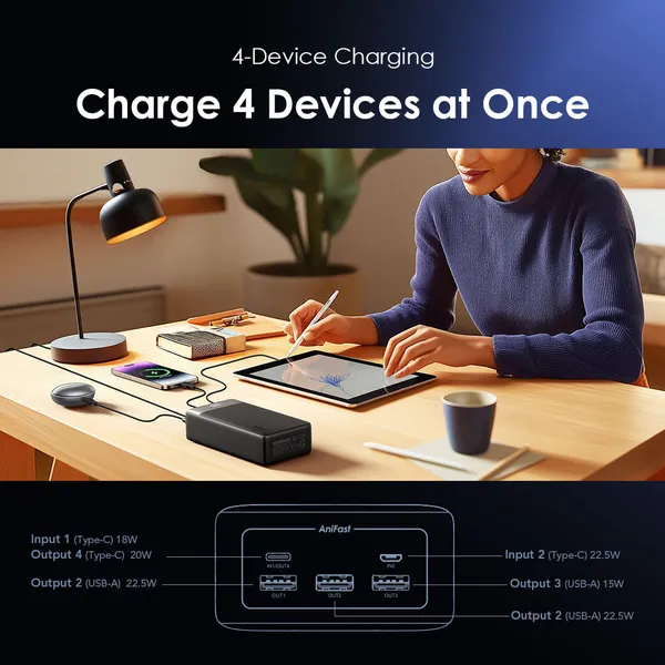 Oraimo PowerBox 400 Vision OPB-7400Q 22.5W 40,000mAh Power Bank 5 Oraimo PowerBox 400 Vision OPB-7400Q 22.5W 40,000mAh Power Bank - Image 5