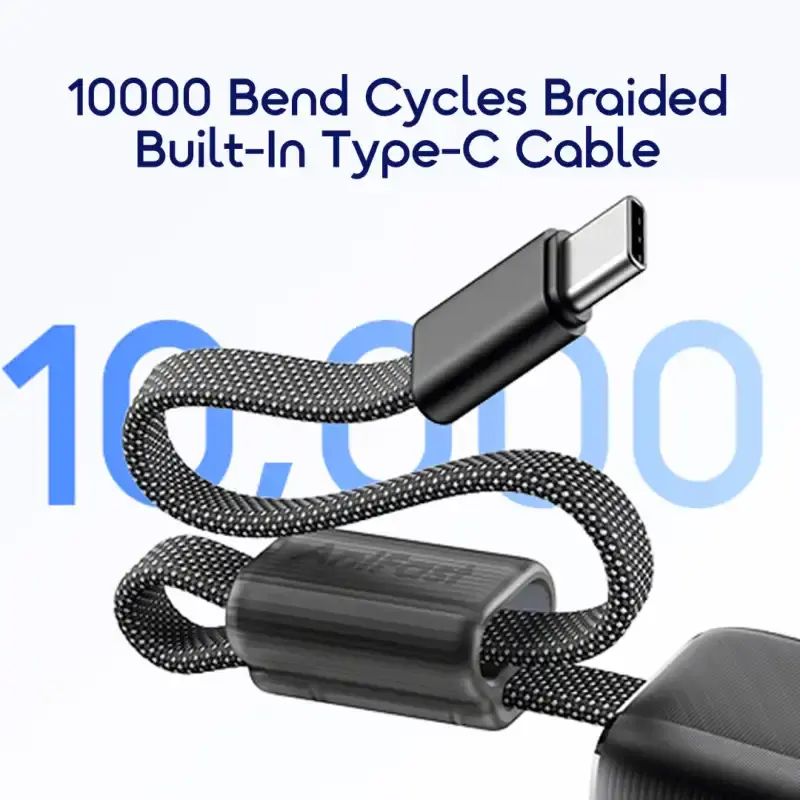 Oraimo PowerNova L11 OPB-7103C 22.5w 10,000mAh Fast Charging Power Bank with Built in Type C Cable 4 Oraimo PowerNova L11 OPB-7103C 22.5w 10,000mAh Fast Charging Power Bank with Built in Type C Cable - Image 4