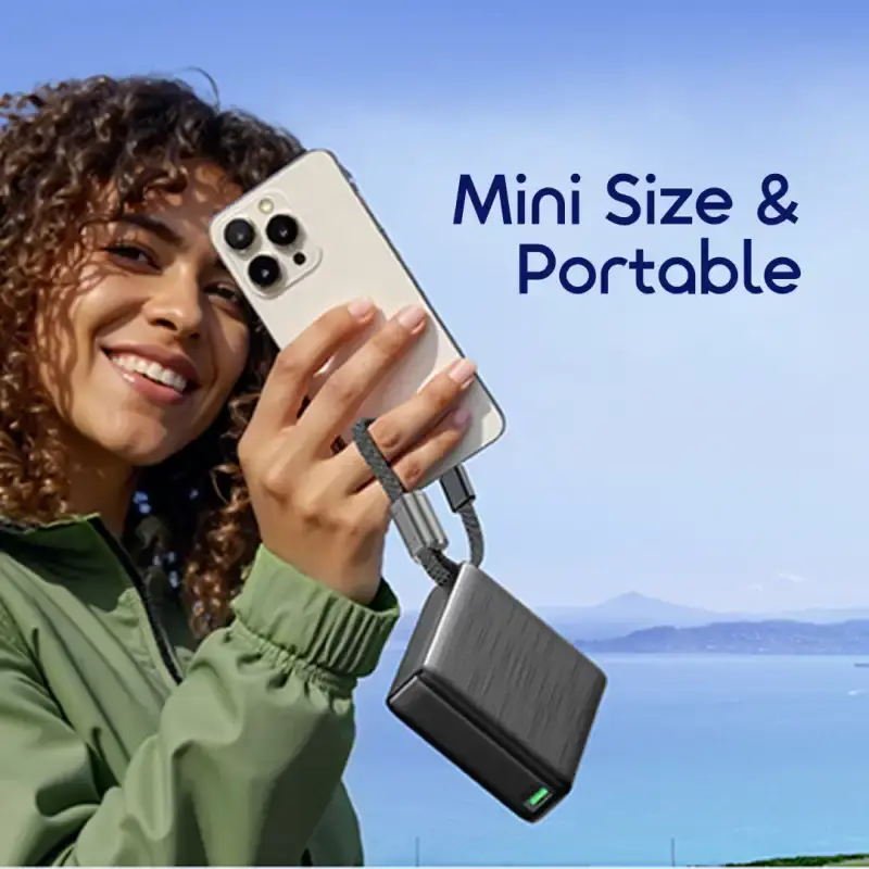 Oraimo PowerNova L11 OPB-7103C 22.5w 10,000mAh Fast Charging Power Bank with Built in Type C Cable 3 Oraimo PowerNova L11 OPB-7103C 22.5w 10,000mAh Fast Charging Power Bank with Built in Type C Cable - Image 3