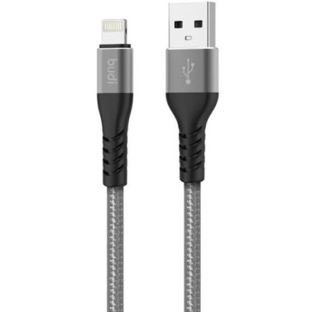 Orifon, Home of Smart Devices 61 Budi DC197L20H Charge sync 2m 3A Braided USB to lighting iPhone cable 1