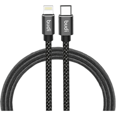 Orifon, Home of Smart Devices 59 Budi DC206TL30B 3M Charge sync Braided USB C to Lighting iPhone cable 1