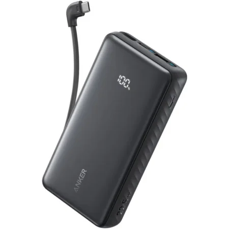 Anker Zolo Power bank 20,000mAh (20k, 22.5w, Built in USB-C Cable- A110EH11