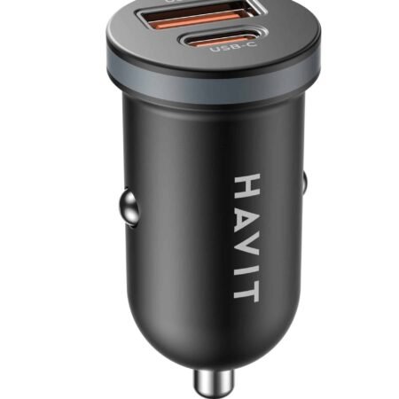 HAVIT DriveCharge Pro 30W Dual-Port Car Charger CC2043